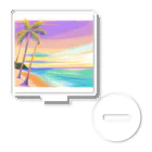 CHOCOLATEAの南国の美しい夕日 Acrylic Stand