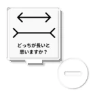 ネコ騎士のどっちが長いと思いますか？ Acrylic Stand