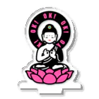くねくね道のOK! BUDDHA Acrylic Stand