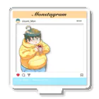 渦海 もん🐬🫧 くるくる天パ系Vtuberの秋ずみもんポラロイド風🍠 Acrylic Stand
