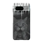 NYAABYAAAH‼︎の🐾「NYAABYAAAH!!」叫び猫Tシャツ【ムンク風×メタルロゴ×ネコ】限定デザイン！ Android Smartphone Case