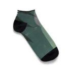 PALA's SHOP　cool、シュール、古風、和風、ねこ、ワンちゃん、ウサギさん、野鳥。の中竹、神坂雪佳、1909年　Ⅱ Ankle Socks