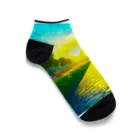 million-mindの雨に濡れた石畳 Ankle Socks