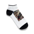 MJGshopの【UKIYOE】蒸気機関車001 -KIKANSYA- Ankle Socks