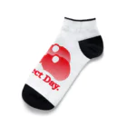 『Nothing Is Real』-- IN SUZURIのOh! It's Such A Perfectday.（赤） Ankle Socks
