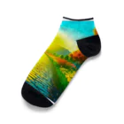 million-mindの雨に濡れた石畳 Ankle Socks