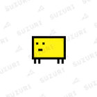 1080shopの黄色しかく。 Ankle Socks