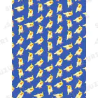 ブティック萌のオカメちゃん靴下(ブルー) Ankle Socks