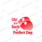 『Nothing Is Real』-- IN SUZURIのOh! It's Such A Perfectday.（赤） Ankle Socks