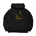 『Nothing Is Real』-- IN SUZURIの仏印h.t.(下品 下生）黄色 Big Hoodie