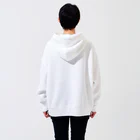 JIMOTOE Wear Local Japanの庄内町 SHONAI TOWN Big Hoodie :model wear (back)