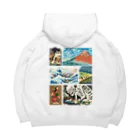 すとろべりーガムFactoryの【バックプリント】 ドット浮世絵 Big Hoodie
