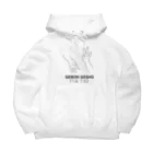 『Nothing Is Real』-- IN SUZURIの仏印h.t.(下品 下生）黒 Big Hoodie
