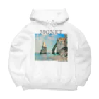 MUGEN ARTのモネ　エトルタの断崖  Claude Monet Big Hoodie