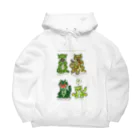 タタナ幻獣館のGreen Food Tigers Big Hoodie
