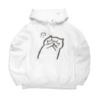 ありあれすの髭猫ちゃん Big Hoodie