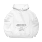 『Nothing Is Real』-- IN SUZURIの仏印h.t.(上品下生）黒 Big Hoodie
