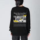 ぷにおもちSHOPの英字ウーパールーパースーパーカー Big Long Sleeve T-Shirt