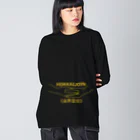 『Nothing Is Real』-- IN SUZURIの仏印h.t.(法界定印）黄 Big Long Sleeve T-Shirt