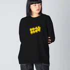sho meの｢Chill Days｣ black Big Long Sleeve T-Shirt