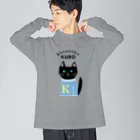 mapechiの黒猫クロ、お気に入りのセーター Big Long Sleeve T-Shirt