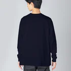  Pastel Design Art 天使のお部屋のメタトロンスター青 Big Long Sleeve T-Shirt