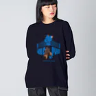 Loveuma. official shopのPUNCH! PUNCH! NEKO PUNCH! by NLD Big Long Sleeve T-Shirt
