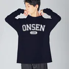 瀬高きりん♨温泉グッズのONSEN 1126（ホワイト） Big Long Sleeve T-Shirt