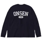 瀬高きりん♨温泉グッズのONSEN 1126（ホワイト） Big Long Sleeve T-Shirt