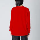 mirinconixのアシモフのロボット3原則とロボットの落書き  セルリアンブルー Big Long Sleeve T-Shirt