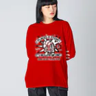 雁花工房（寄付アイテム販売中です）のステントあり Big Long Sleeve T-Shirt