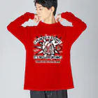 雁花工房（寄付アイテム販売中です）のステントあり Big Long Sleeve T-Shirt