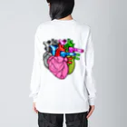 K i n Kのcor backprint ★ K i n K Big Long Sleeve T-Shirt