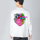 K i n Kのcor backprint ★ K i n K Big Long Sleeve T-Shirt