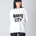 JIMOTOE Wear Local Japanの南陽市 NANYO CITY Big Long Sleeve T-Shirt