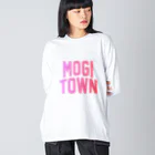 JIMOTOE Wear Local Japanの茂木町 MOGI TOWN Big Long Sleeve T-Shirt