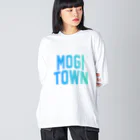 JIMOTOE Wear Local Japanの茂木町 MOGI TOWN Big Long Sleeve T-Shirt