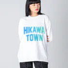 JIMOTOE Wear Local Japanの氷川町 HIKAWA TOWN Big Long Sleeve T-Shirt