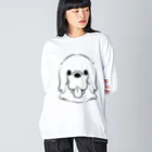ゆんゆんこのゴールデンレトリバーロゴマーク Big Long Sleeve T-Shirt