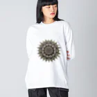イトノモリの新月 Big Long Sleeve T-Shirt