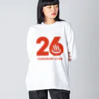 瀬高きりん♨温泉グッズの26 YUKEMURI CLUB Big Long Sleeve T-Shirt