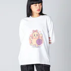 スペアミーショップのころぴんちゃんデザイン Big Long Sleeve T-Shirt