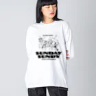 SUNDAYS GRAPHICSのSUNDAY SUNDY No.1 Big Long Sleeve T-Shirt