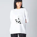 氷熊のおみせのねこのリバーシゲーム Big Long Sleeve T-Shirt