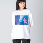 ダースベーダーコのヨーロピアンクラッチ  フォトTシャツ Big Long Sleeve T-Shirt