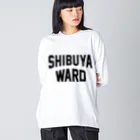 JIMOTOE Wear Local Japanの渋谷区 SHIBUYA WARD Big Long Sleeve T-Shirt
