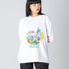しじょるのペンギンとフルーツサワー Big Long Sleeve T-Shirt