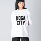JIMOTOE Wear Local Japanの甲賀市 KOGA CITY Big Long Sleeve T-Shirt
