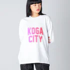 JIMOTOE Wear Local Japanの甲賀市 KOGA CITY Big Long Sleeve T-Shirt