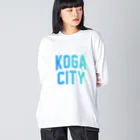 JIMOTOE Wear Local Japanの甲賀市 KOGA CITY Big Long Sleeve T-Shirt